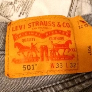 Levi Strauss Co 501 Jeans
